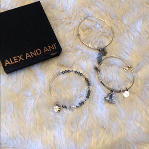 Alex and Ani Bracelet set